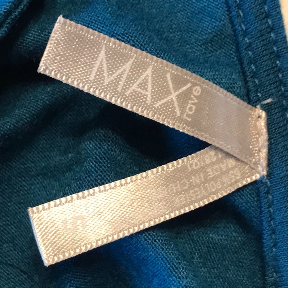 Max Rave blue shirt small short sleeve juniors - Picture 4 of 4
